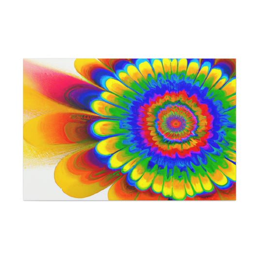 Dazzling Bloom. - Canvas
