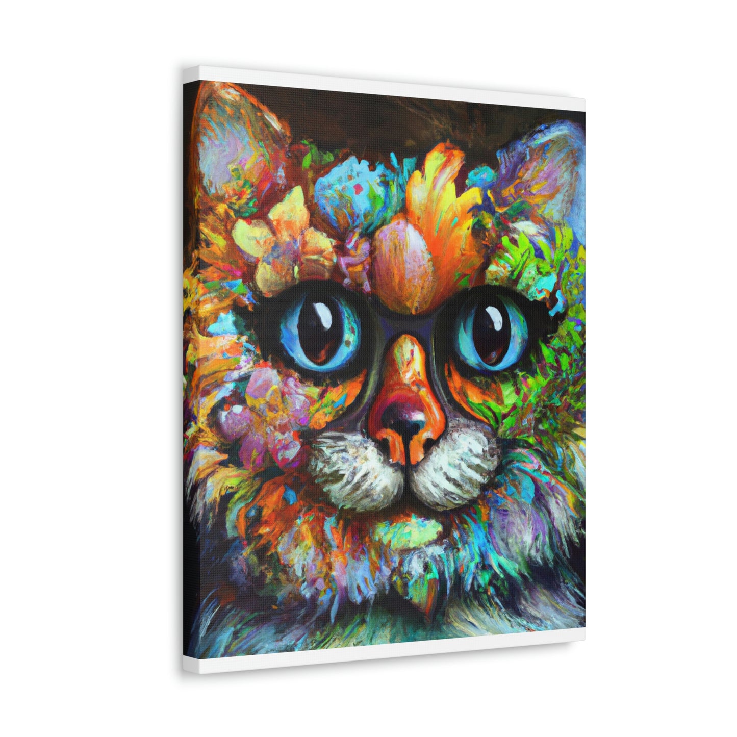 Blissful Cat - Canvas