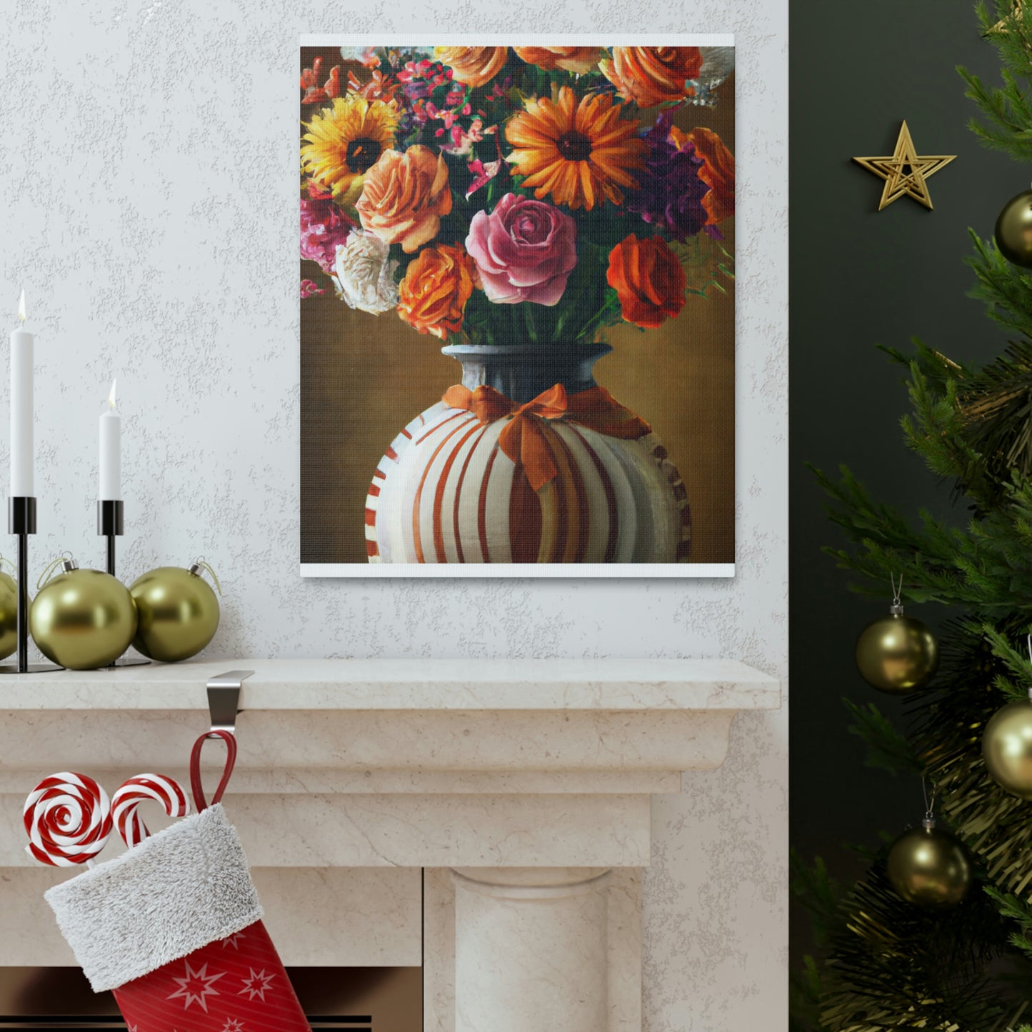 Fluid Floral Beauty - Canvas