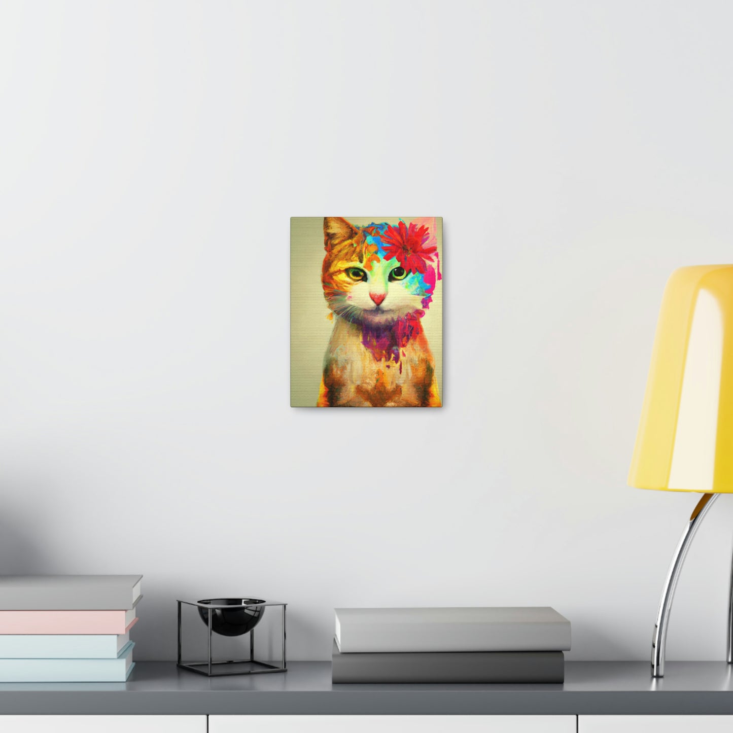Flower Cat - Canvas