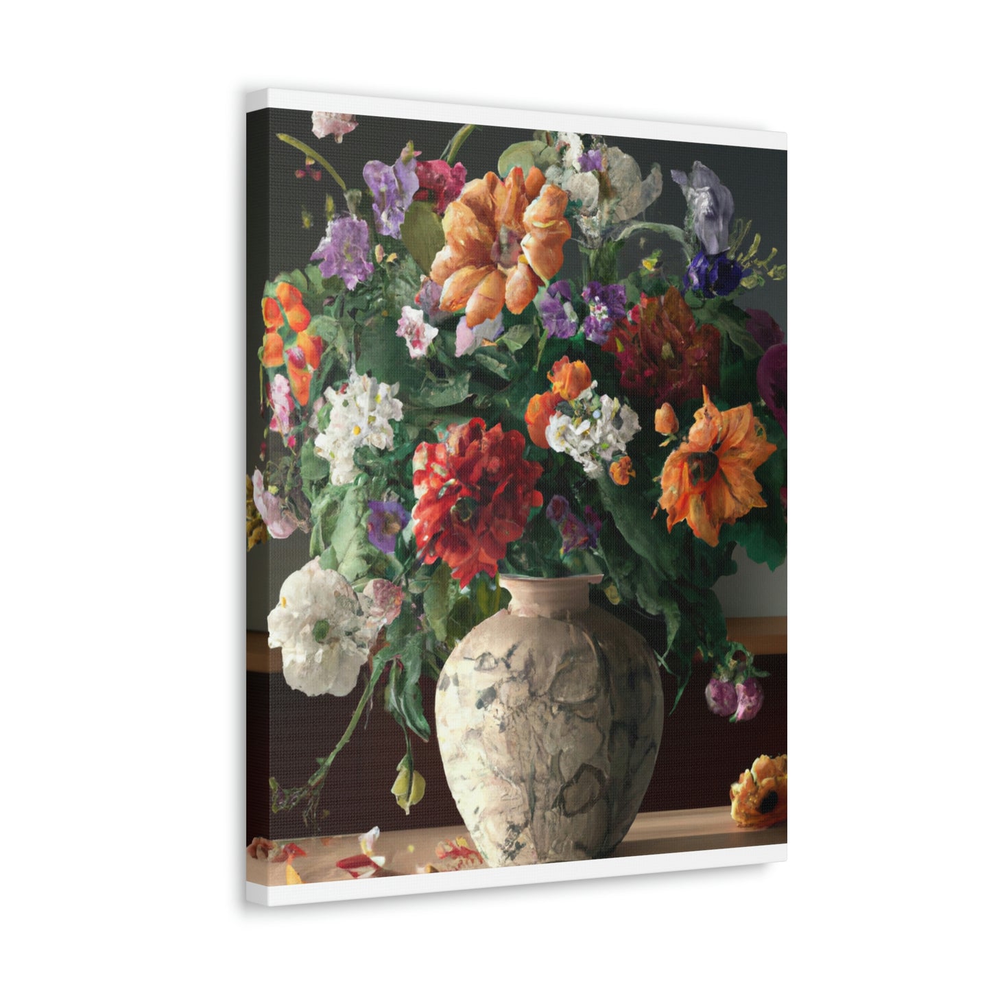 Vibrant Floral Bliss - Canvas