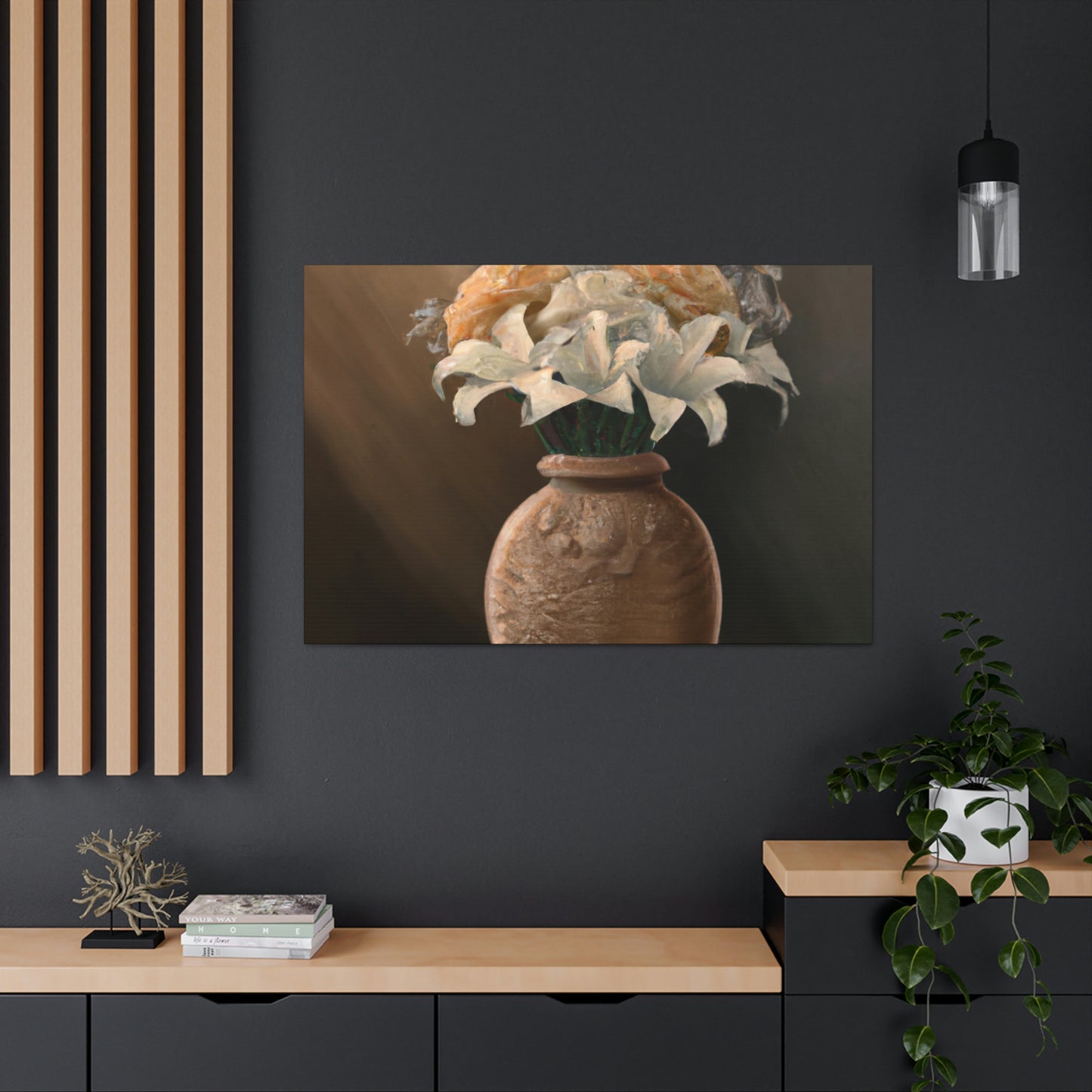 "Intricate Floral Bouquet." - Canvas