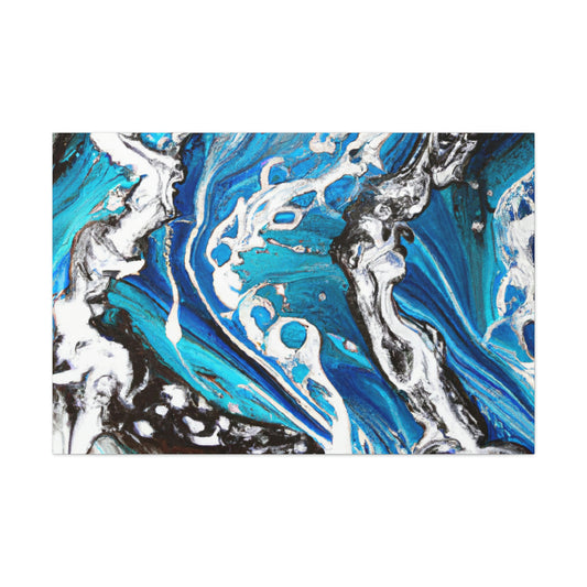 Blue Splendor. - Canvas