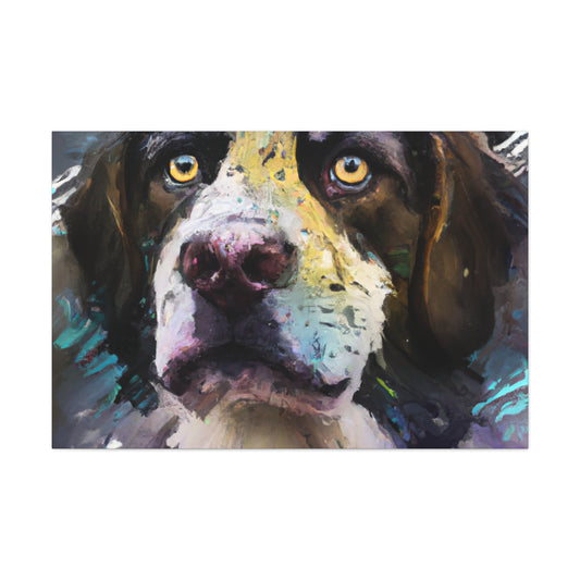 Dogful Vibrancy - Canvas