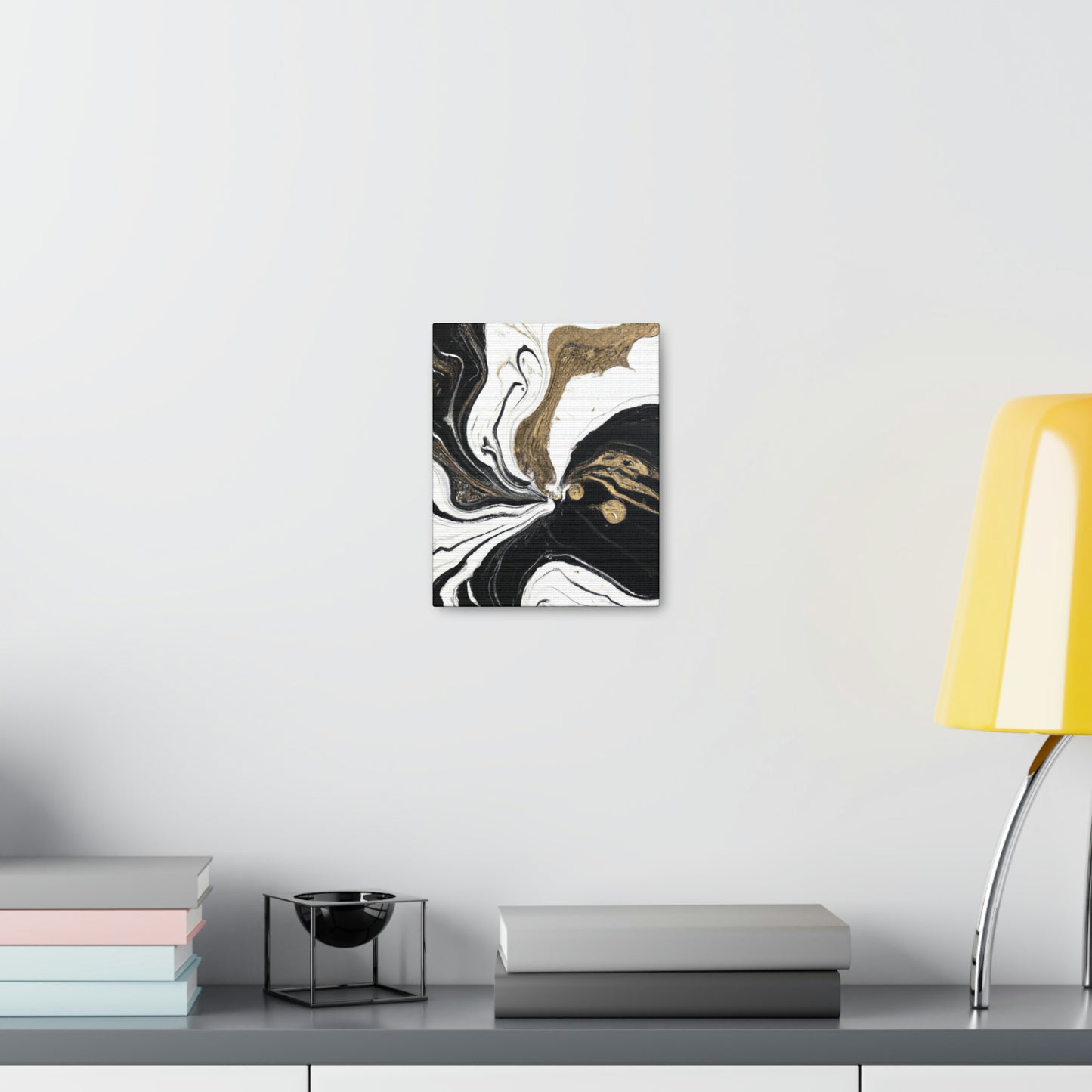 Golden Flux Flow. - Canvas