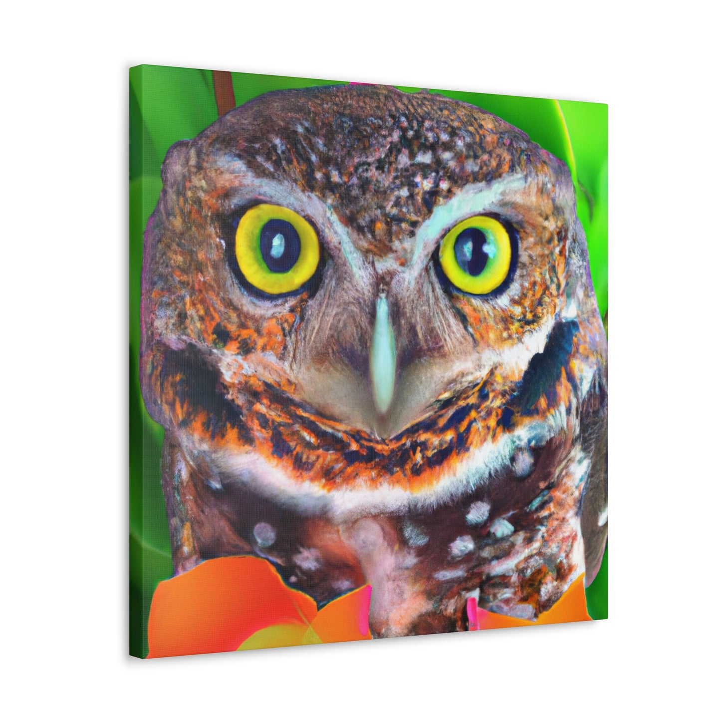 Owl Splendor. - Canvas