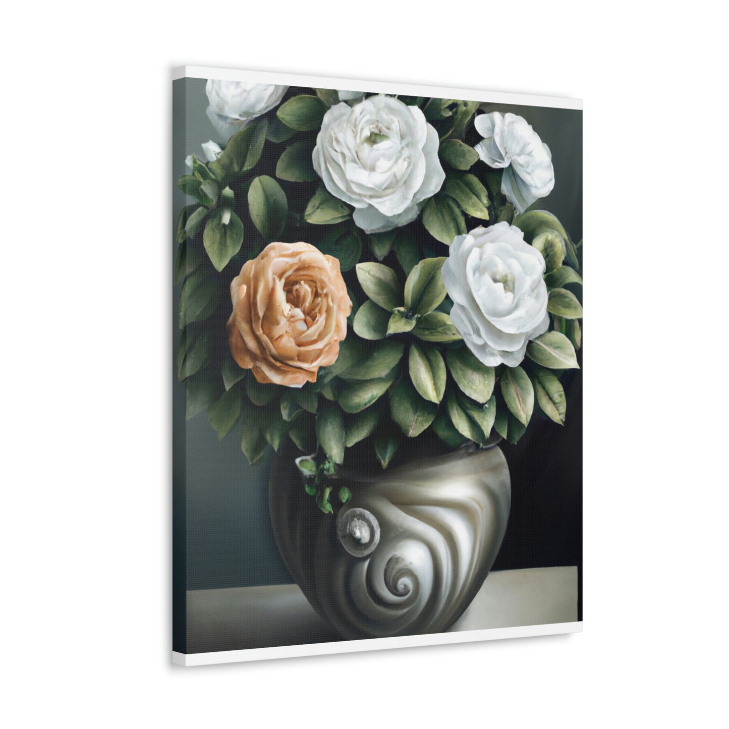 Glowing Floral Splendor. - Canvas