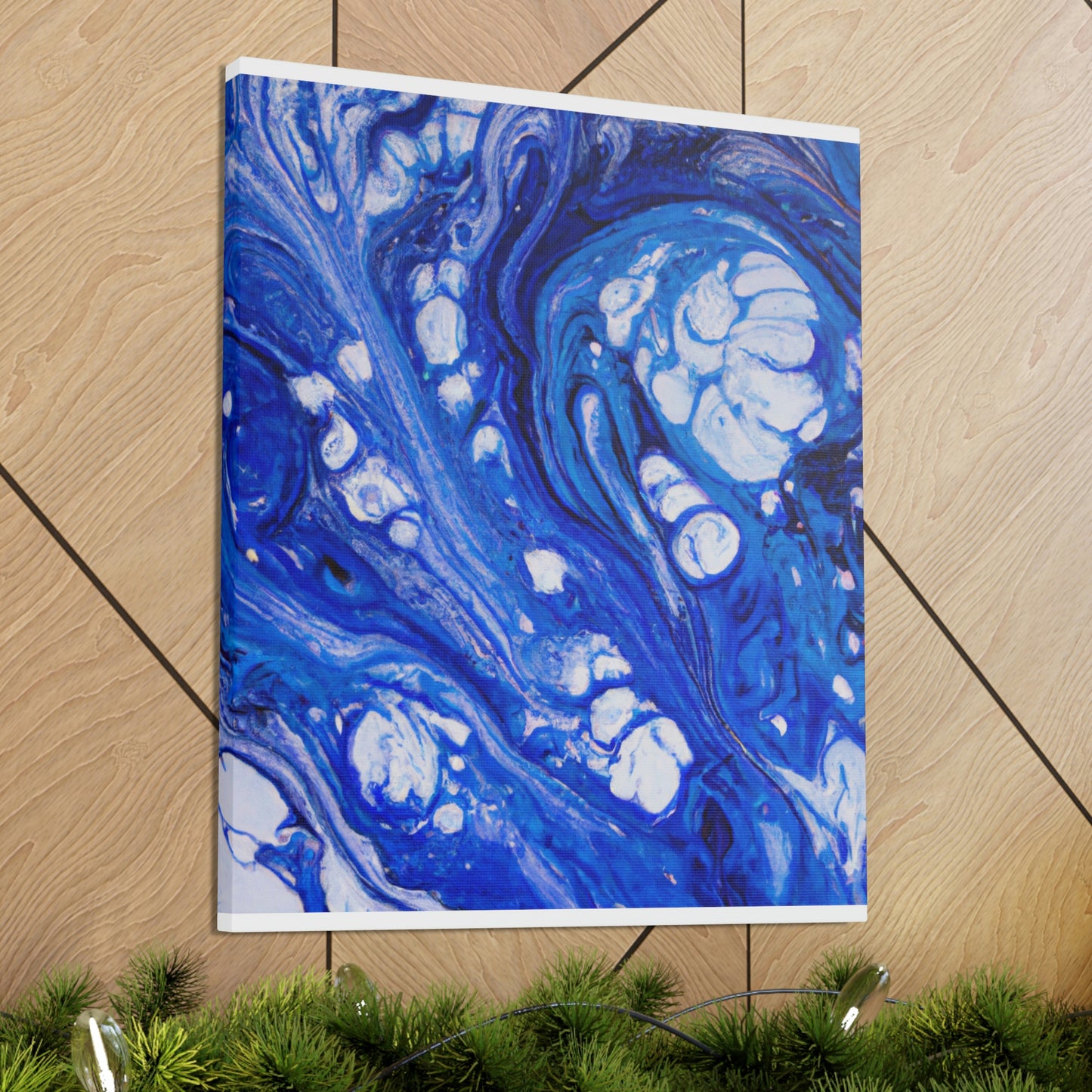 Blue Oasis. - Canvas
