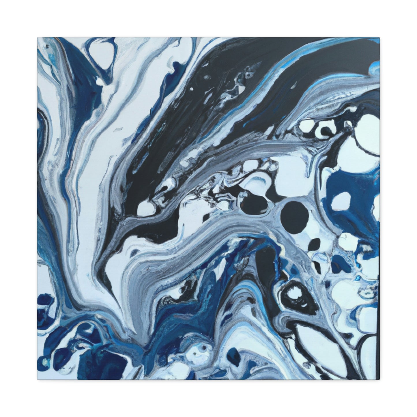 Blue Reflection. - Canvas