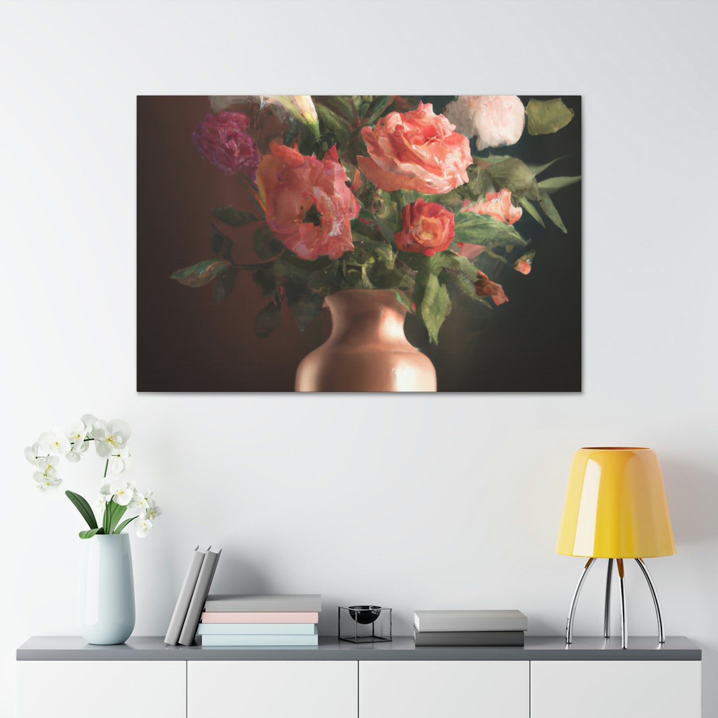 "Floral Finery Wonderland" - Canvas