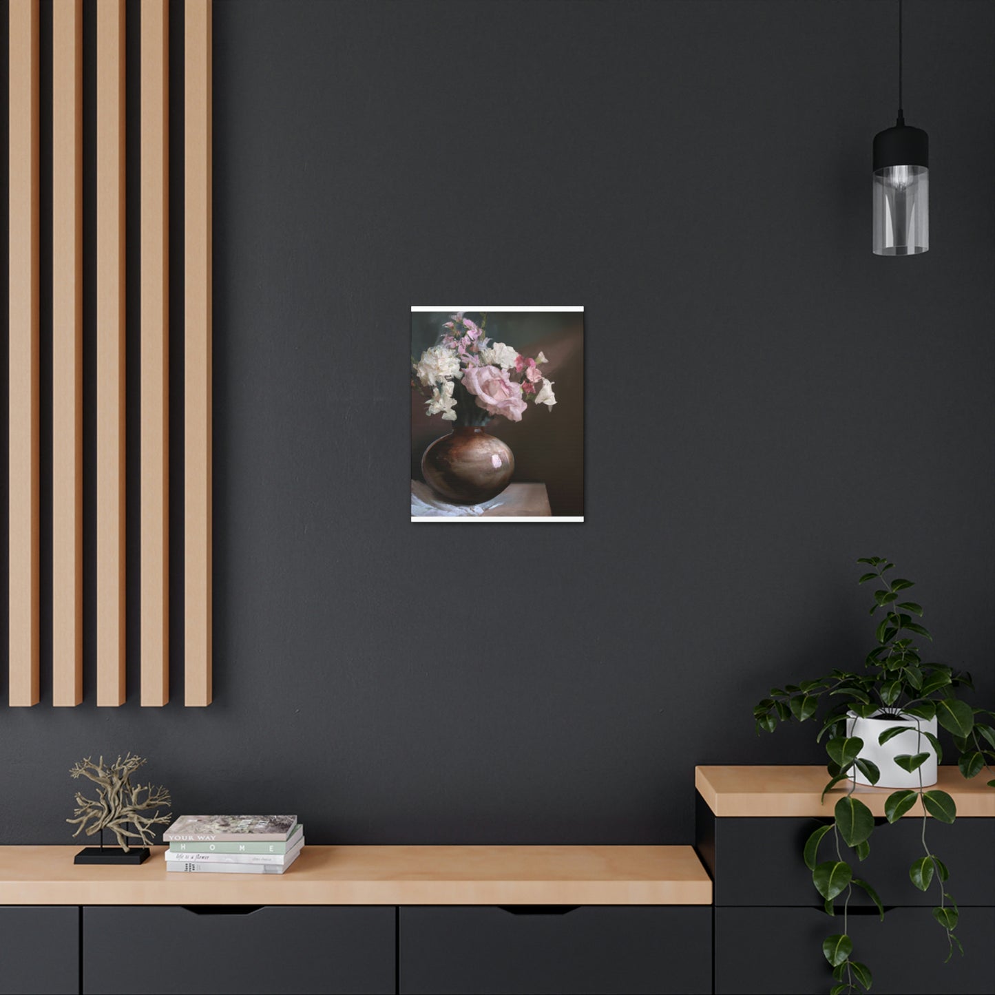 "Delicate Floral Detail" - Canvas