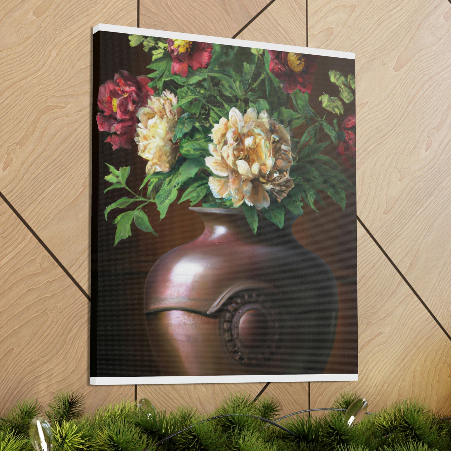 Vase Palette Flourish - Canvas