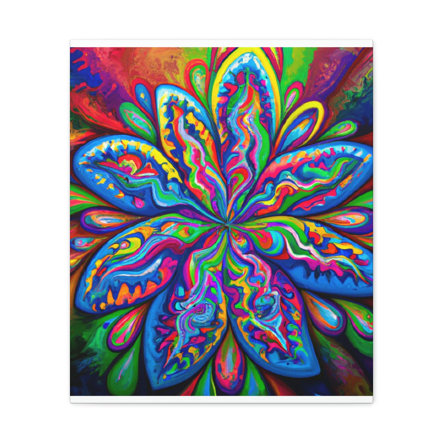 Psychedelic Bloom - Canvas