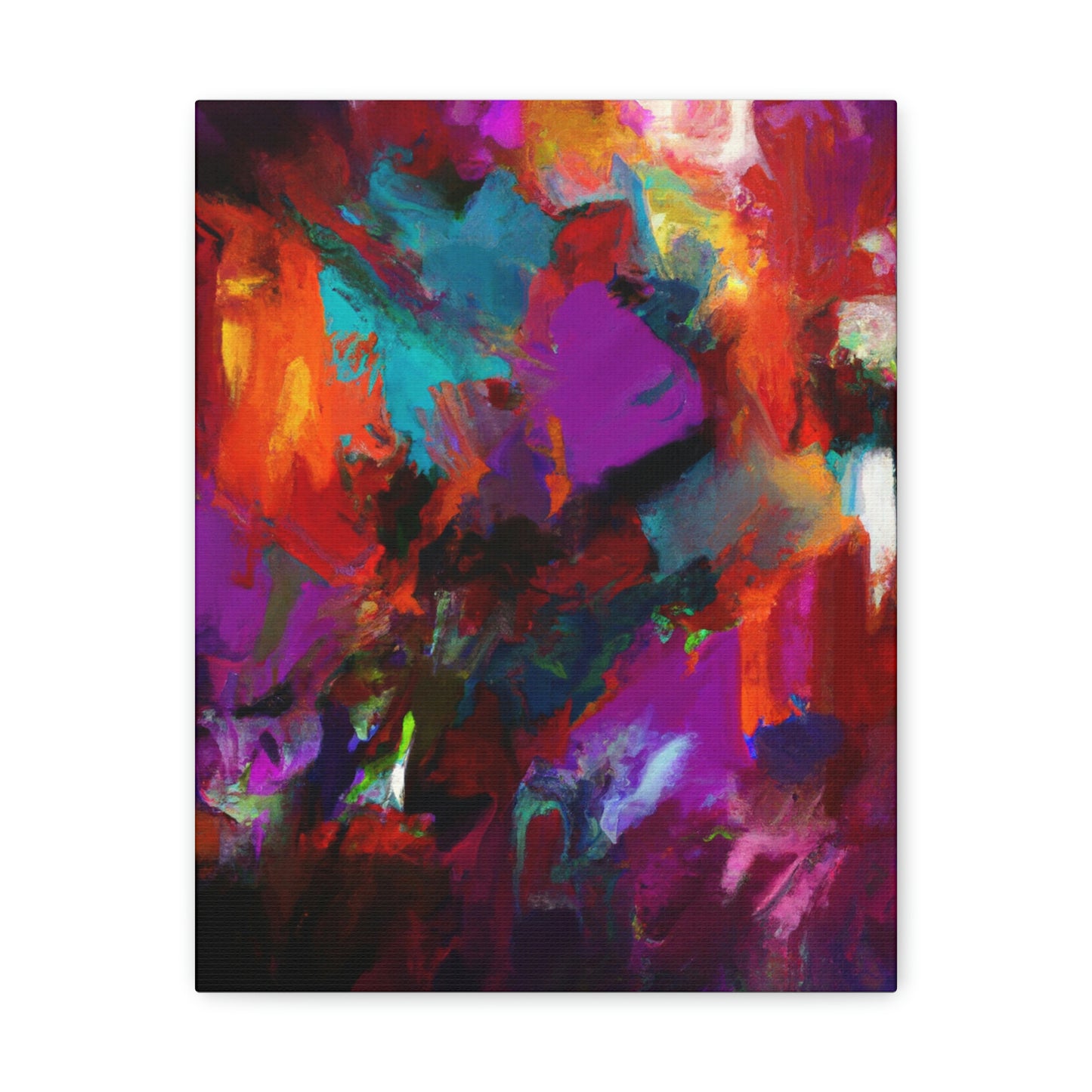 "Color Cascade" - Canvas