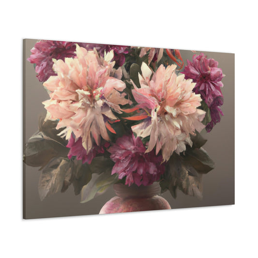 "Floral Finesse Art" - Canvas