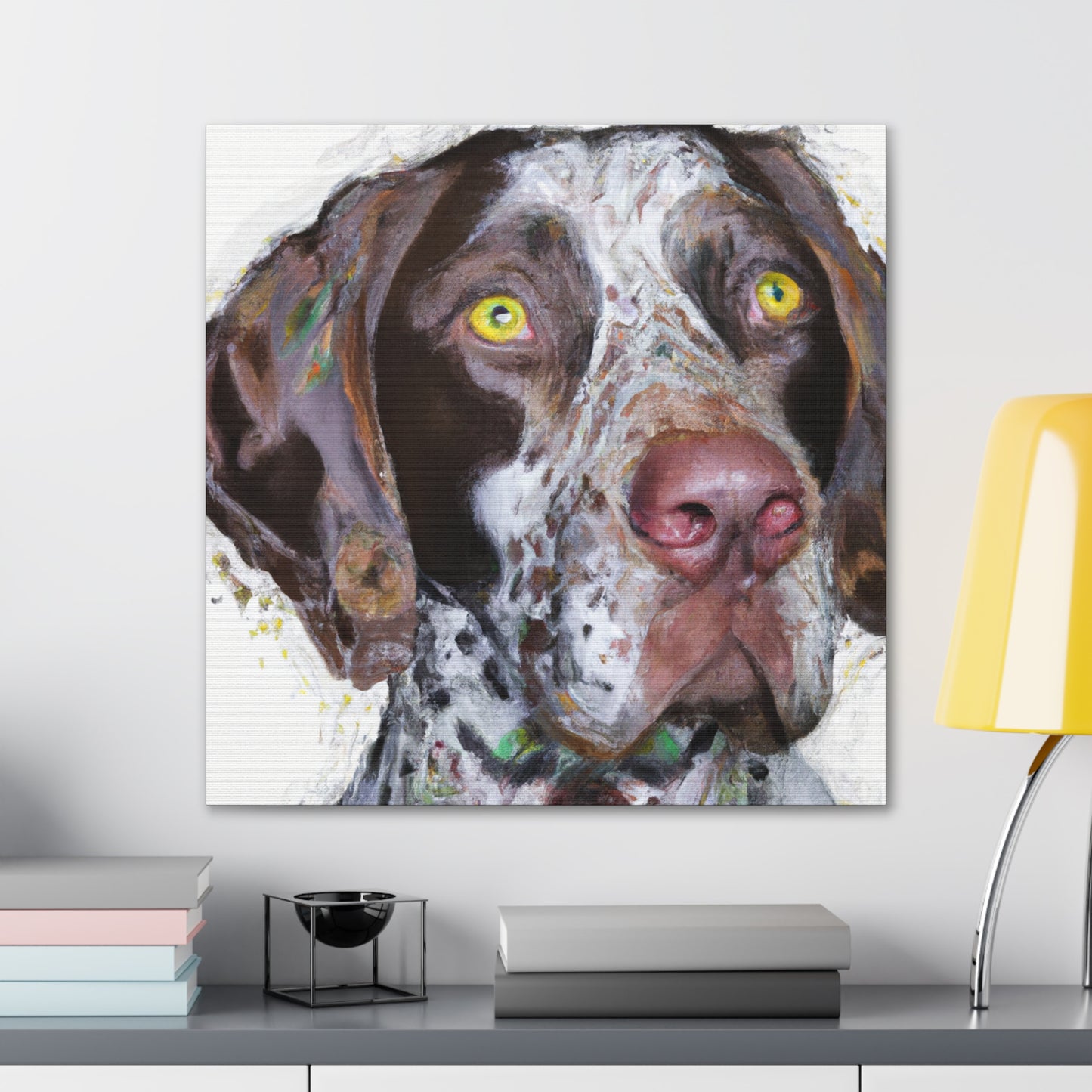 "Pointer Splendor" - Canvas
