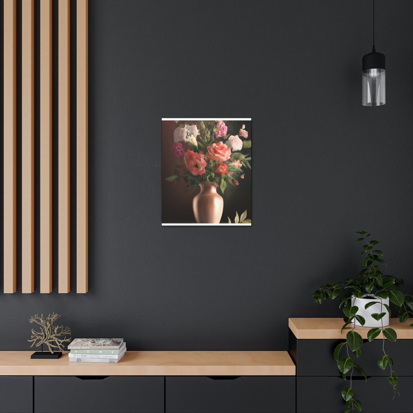 "Floral Finery Wonderland" - Canvas