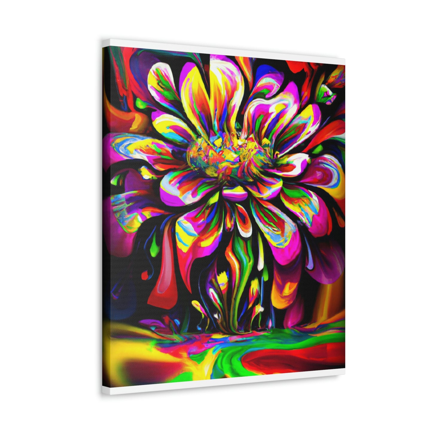Groovy Bloom. - Canvas