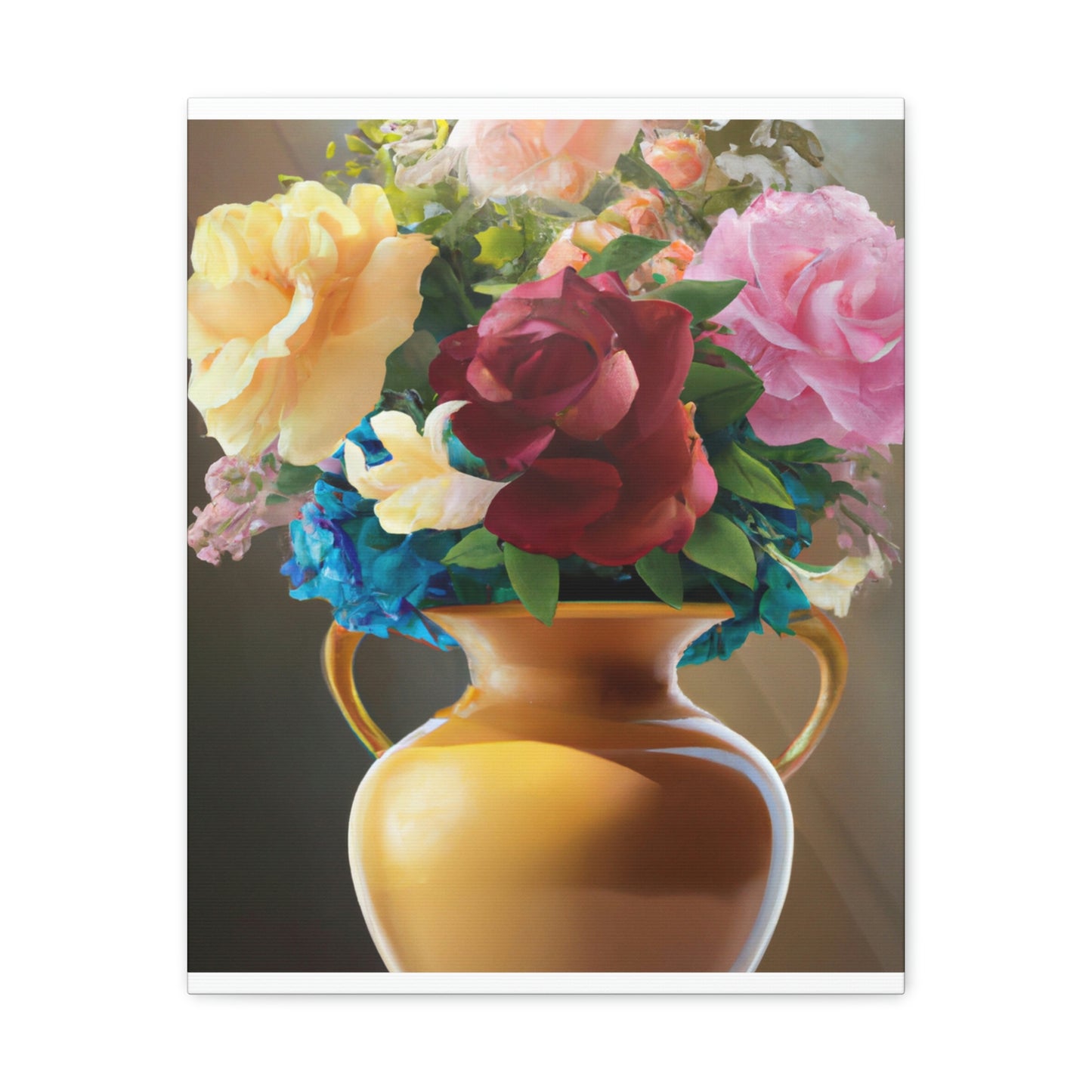 Vase Blossom Splendor - Canvas