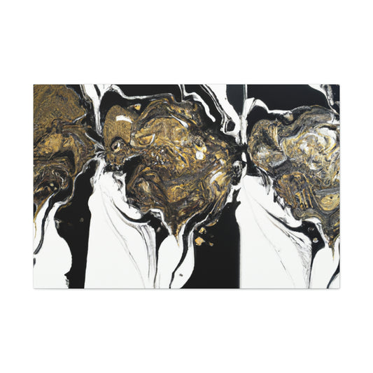 Cosmic Glitter Flow. - Canvas