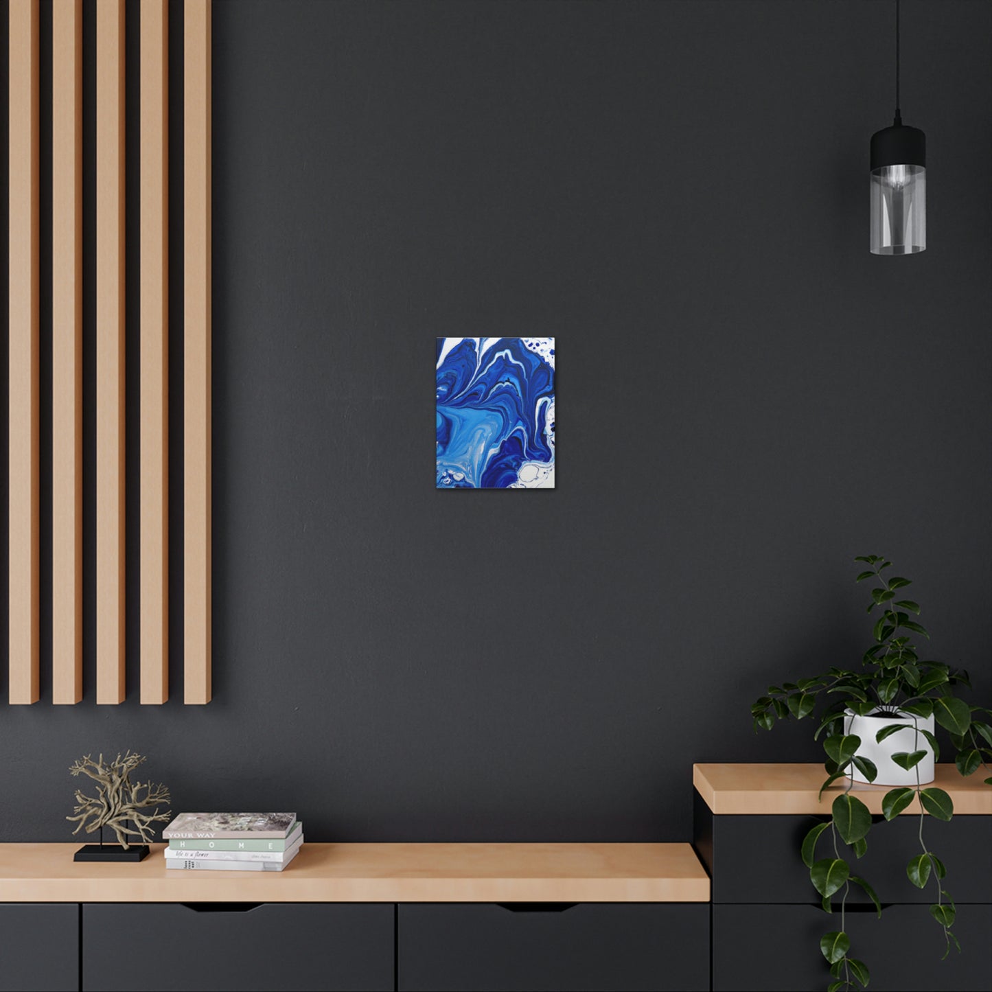 "Aqua Stream" - Canvas