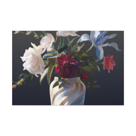 Floral Petal Splendor - Canvas