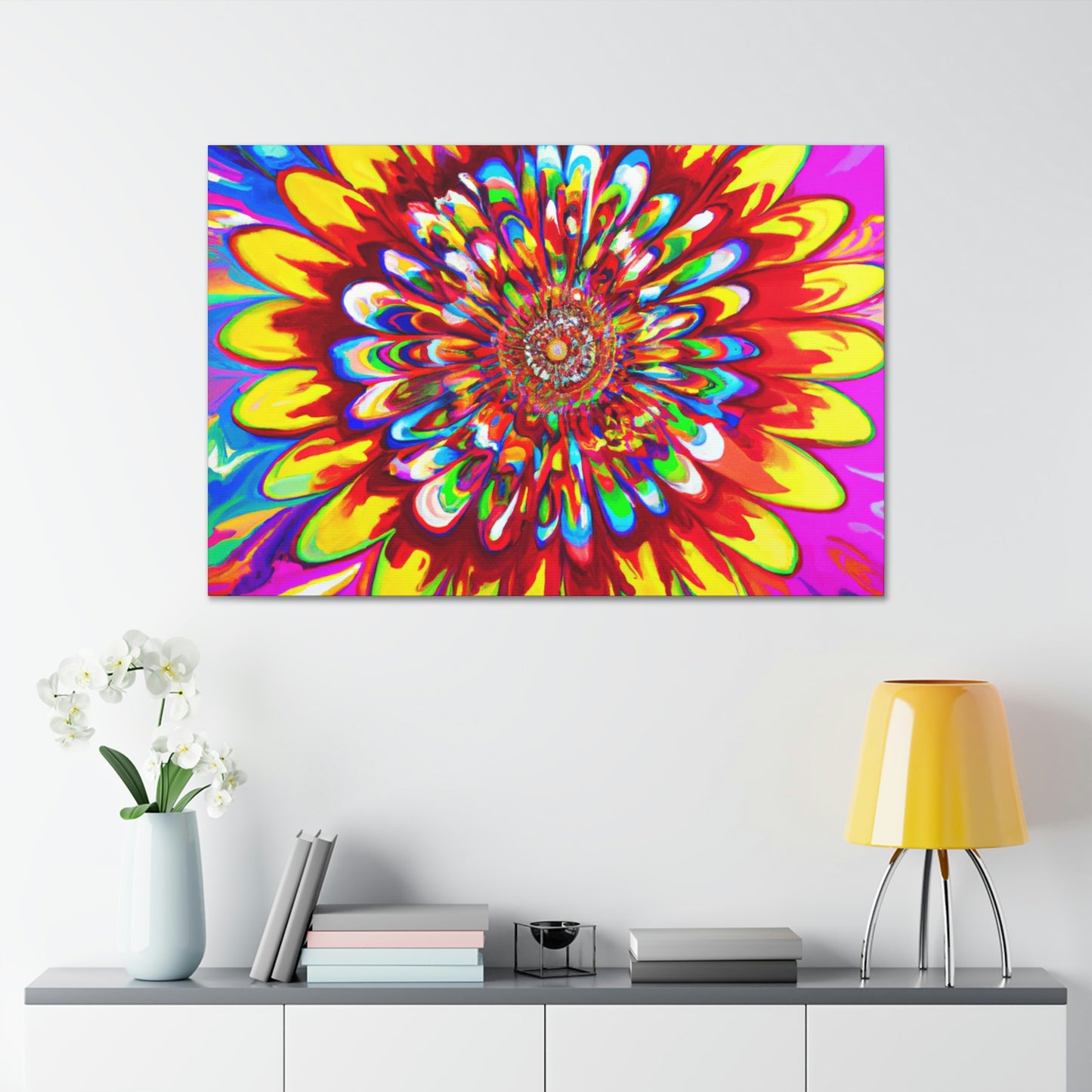 "Vivid Plume" - Canvas
