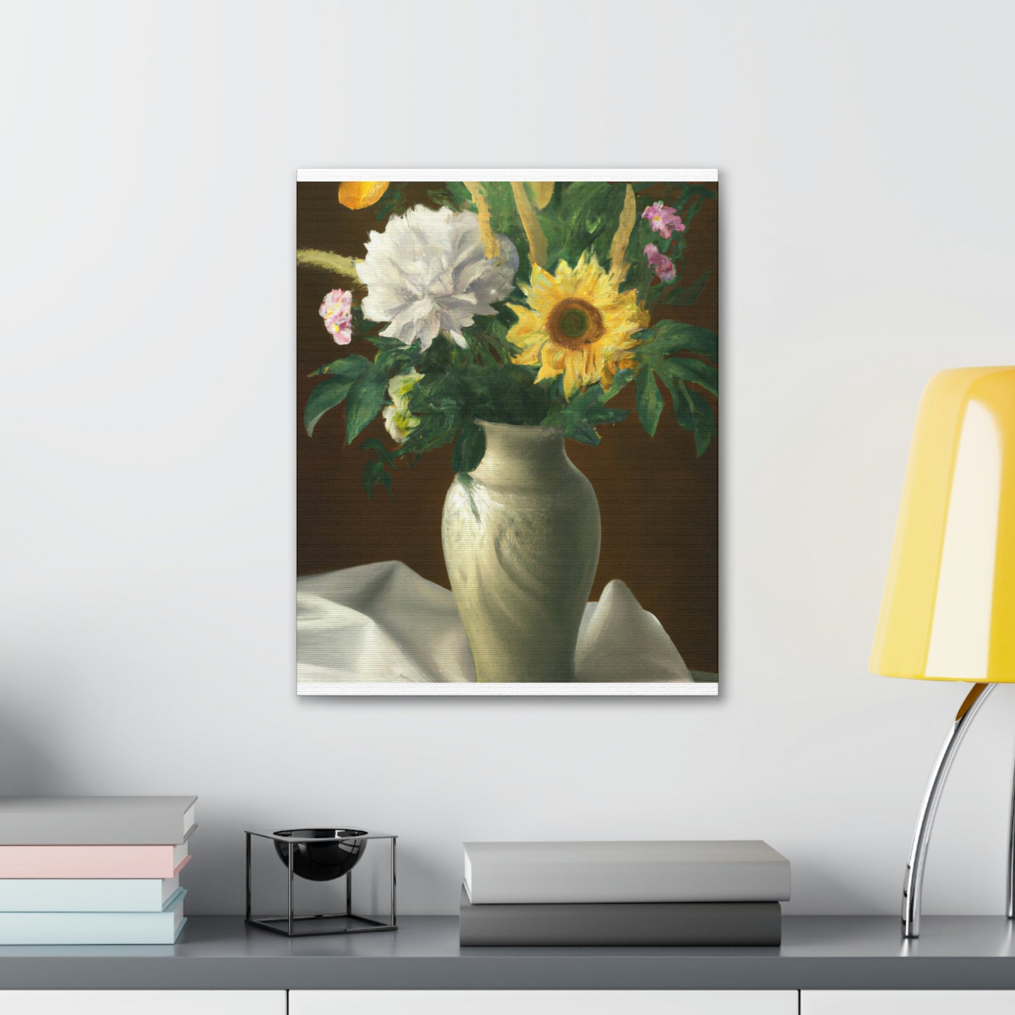 Floral Essence Glow. - Canvas