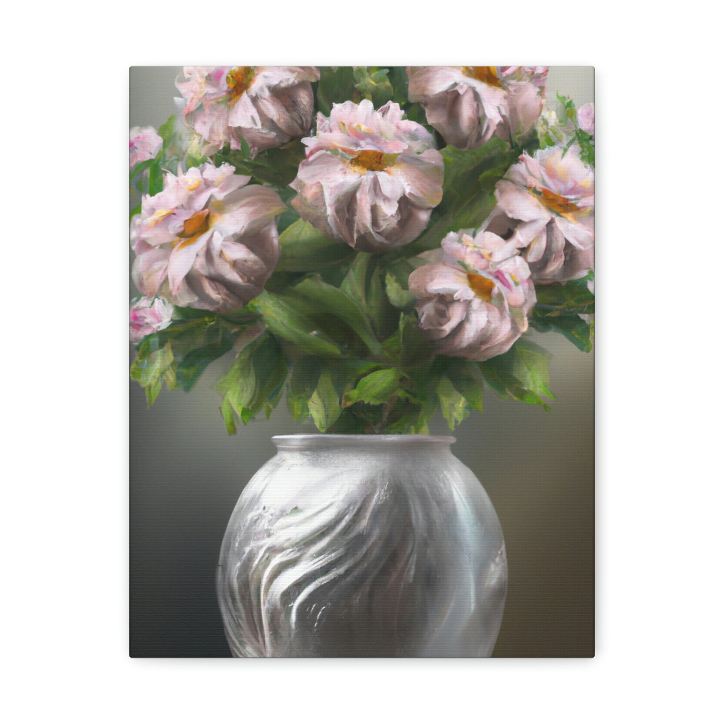 Vase Bouquet Bloom - Canvas