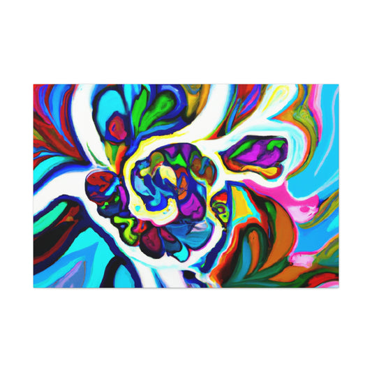 Psychedelic Bloom. - Canvas
