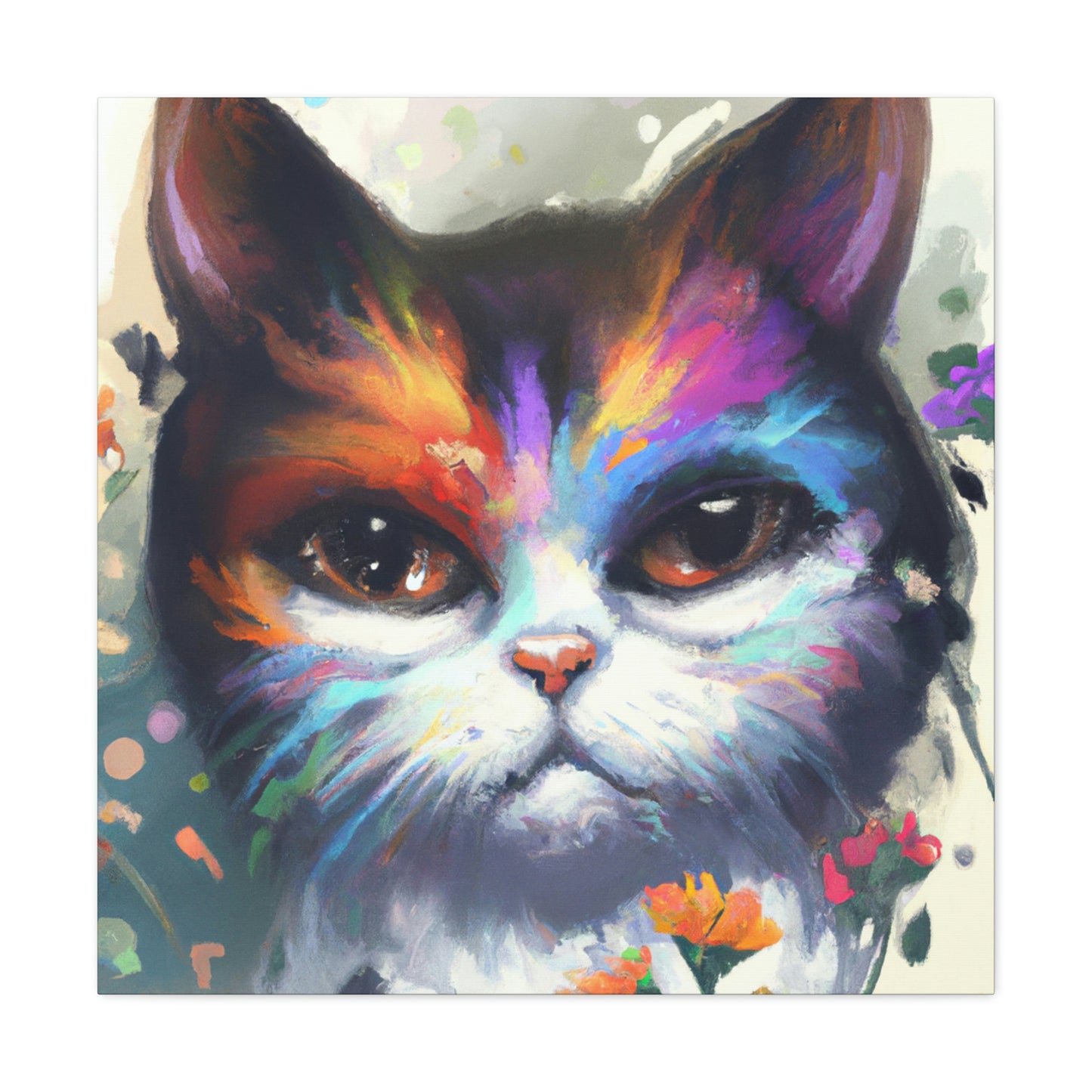 "Dream Cat." - Canvas