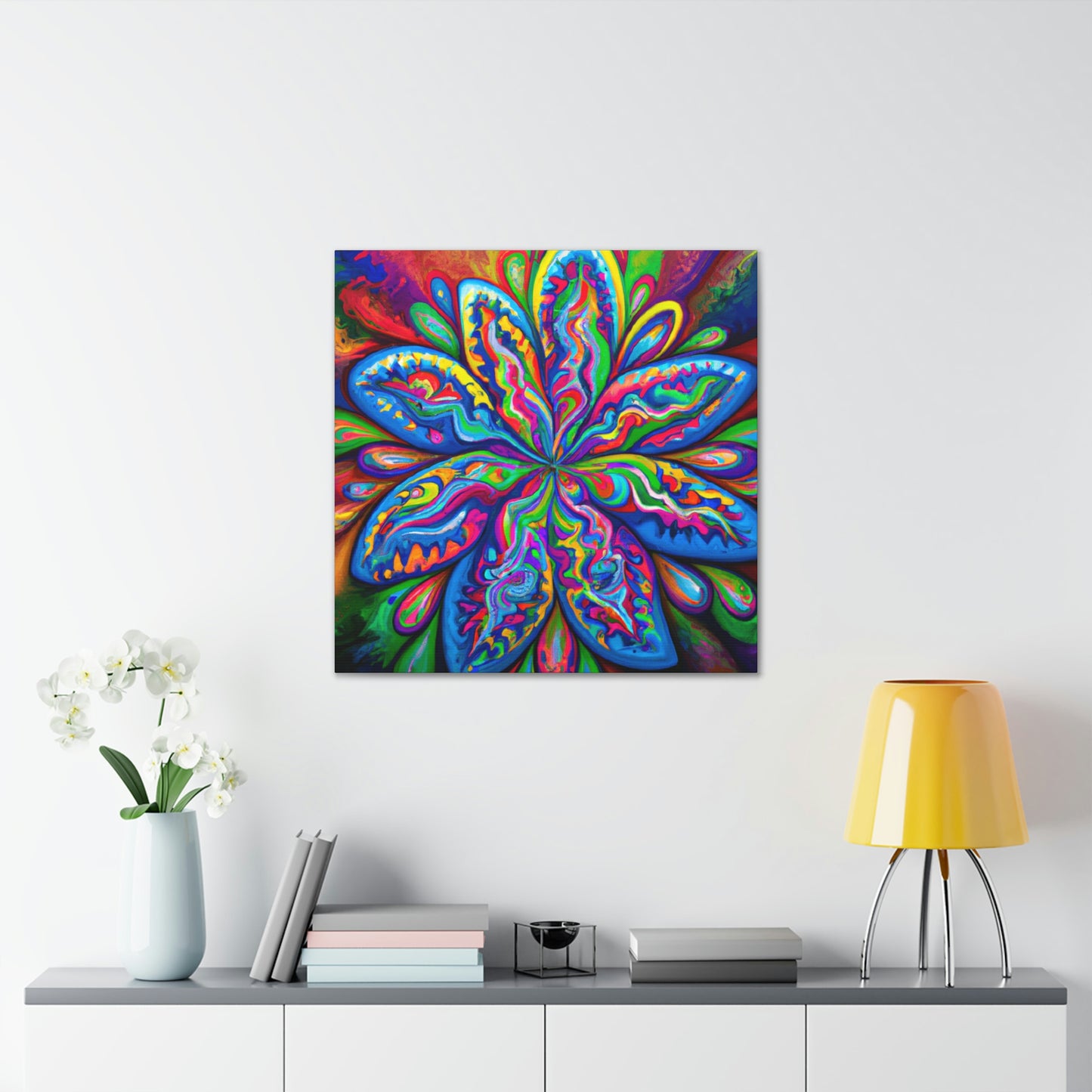 Psychedelic Bloom - Canvas