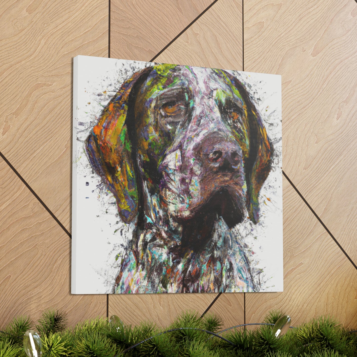 "Painted Pointer" - Canvas
