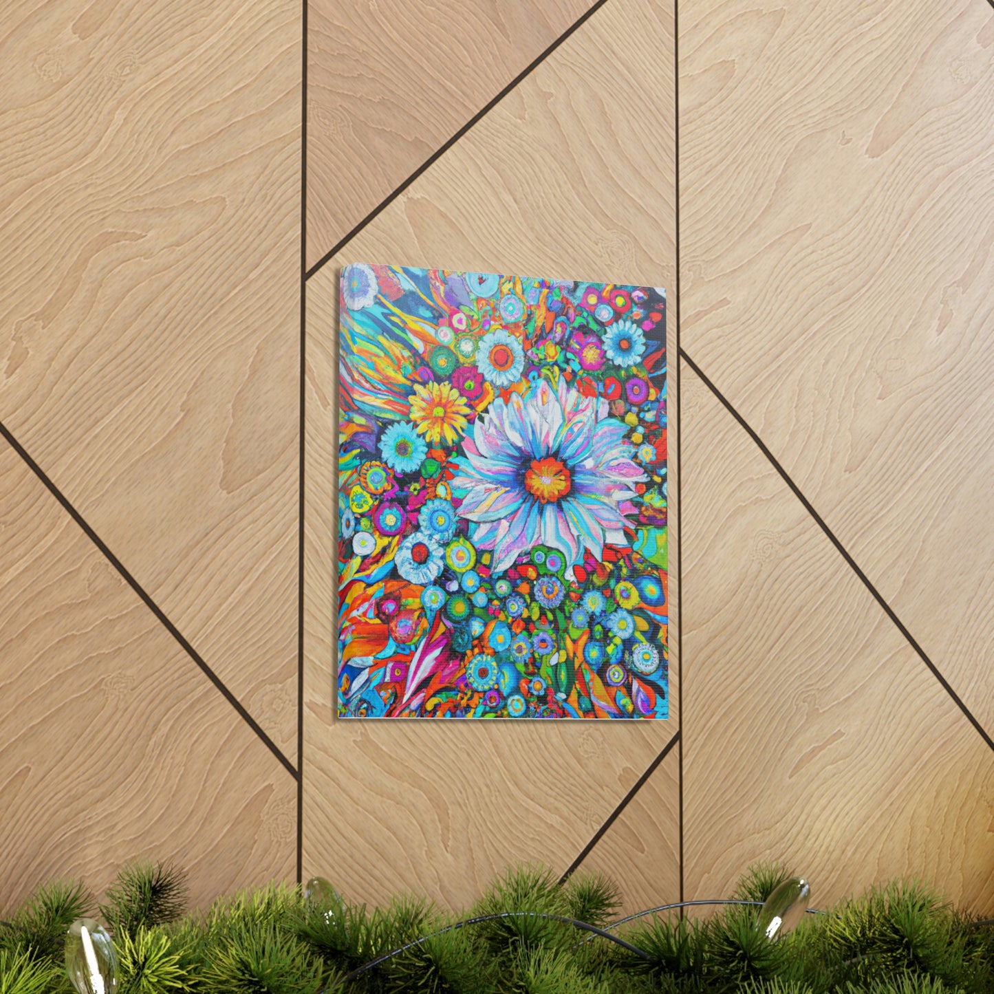 Vibrant Blooms. - Canvas