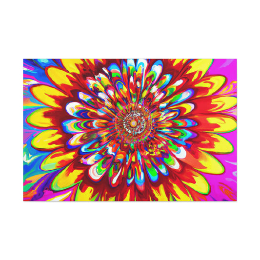 "Vivid Plume" - Canvas