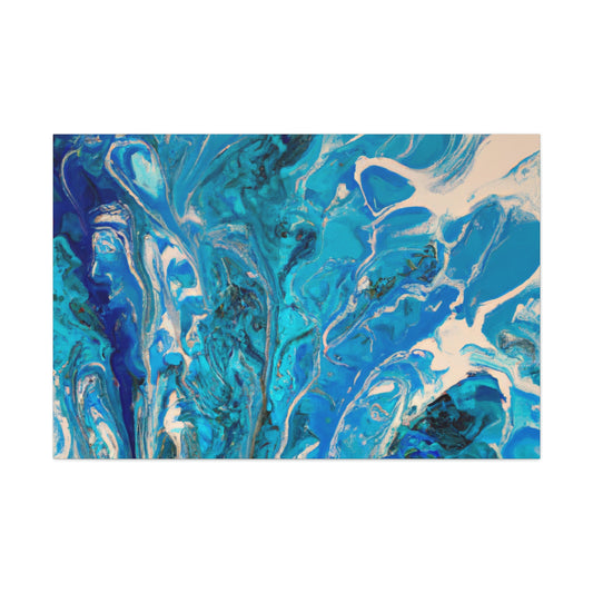 Blue Bliss. - Canvas