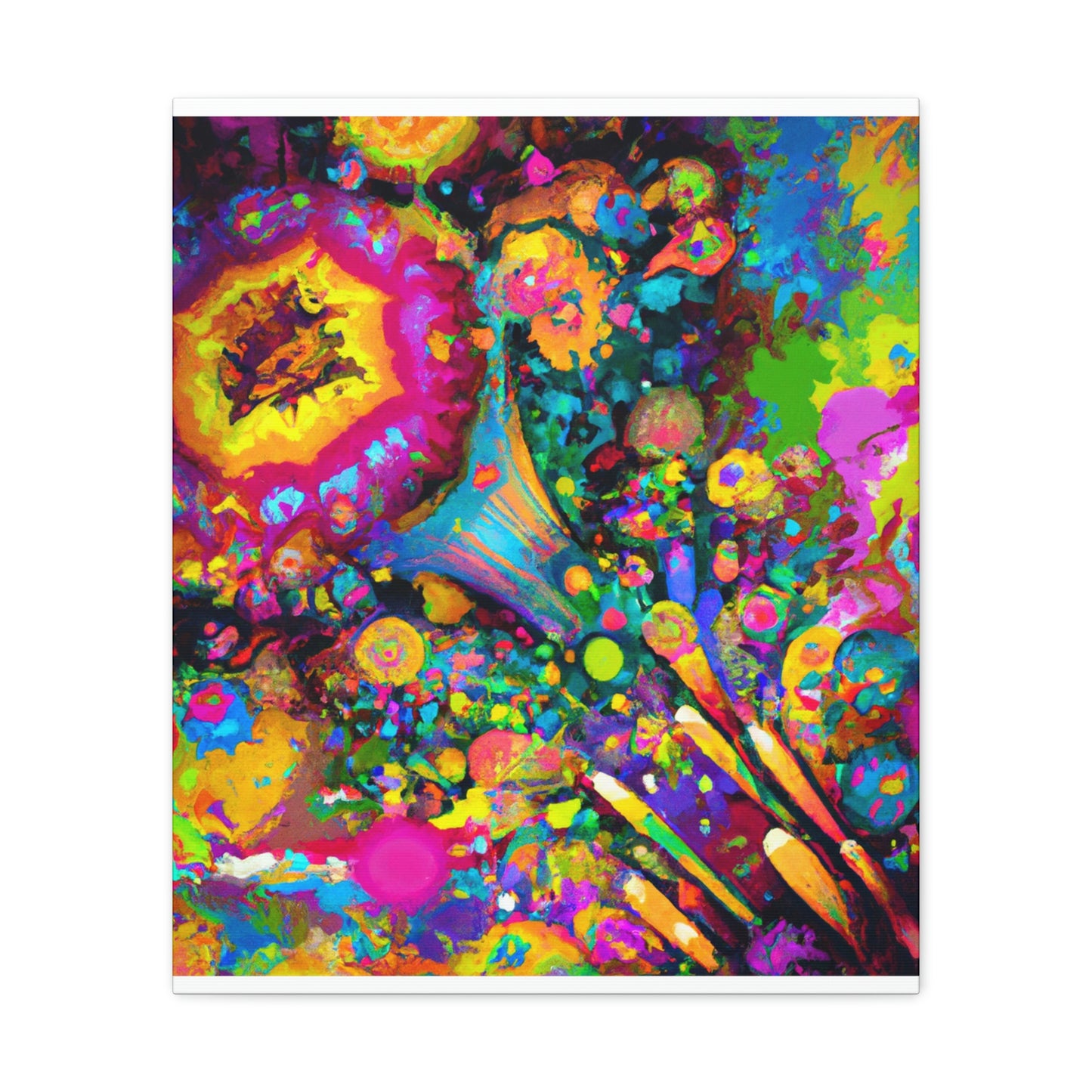 "Psychedelic Bloom" - Canvas
