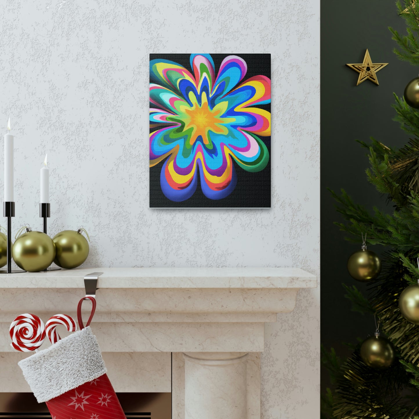 Vibrant Noir. - Canvas
