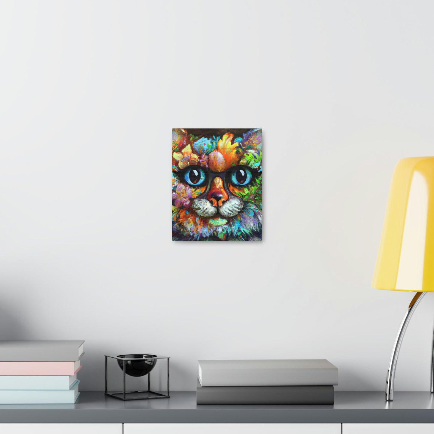 Blissful Cat - Canvas
