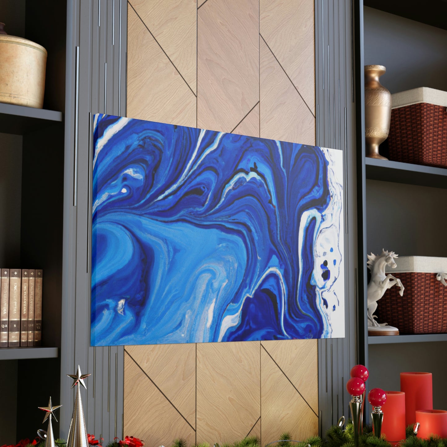 "Aqua Stream" - Canvas