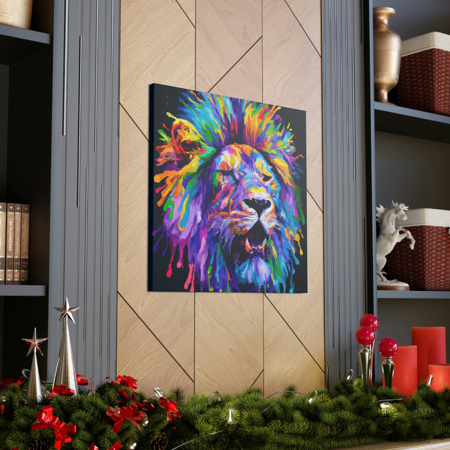 Lion Prismatic - Canvas