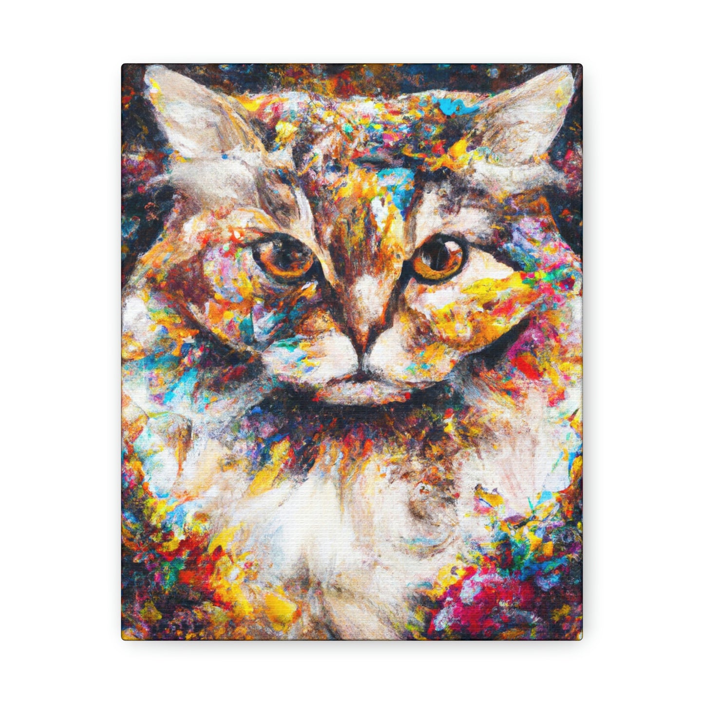 Flower Cat - Canvas