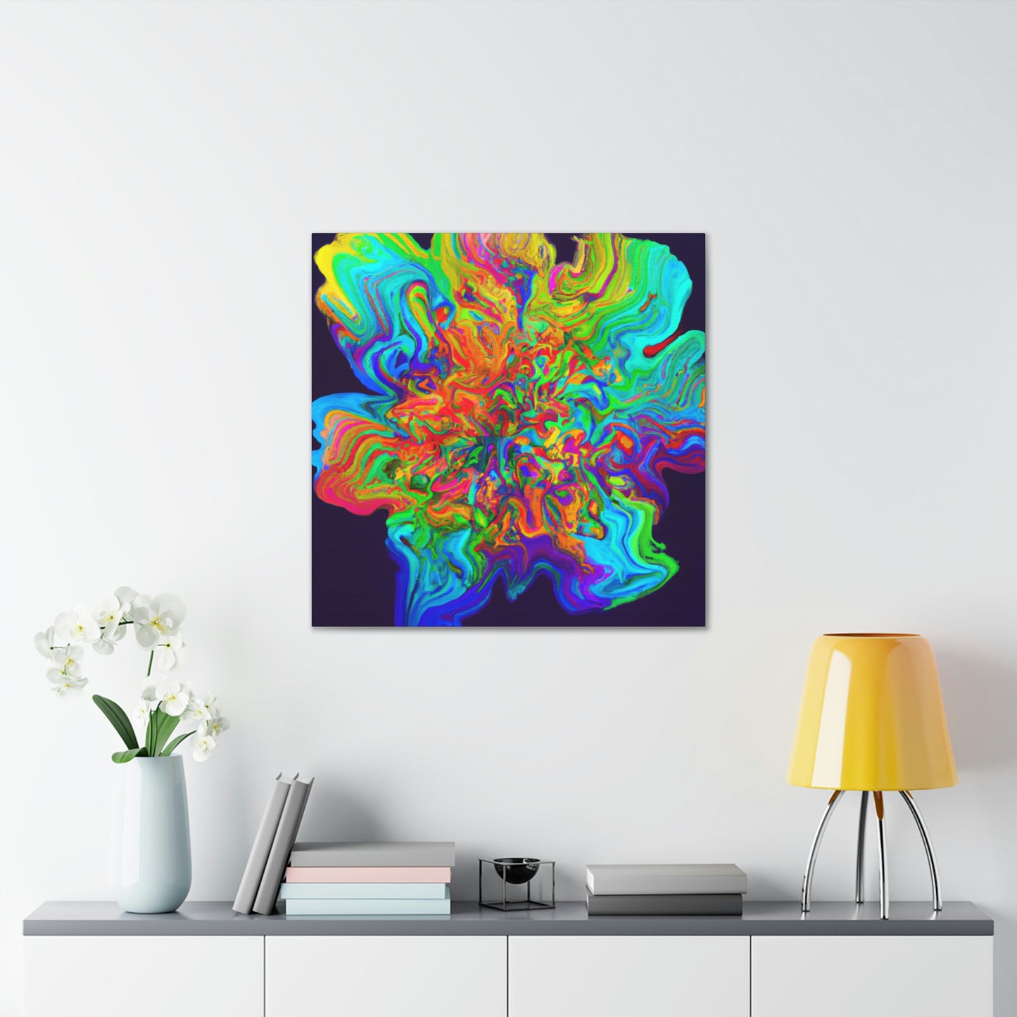 "Vivid Bloom" - Canvas