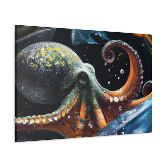 Oceanic Coral Scene - Canvas
