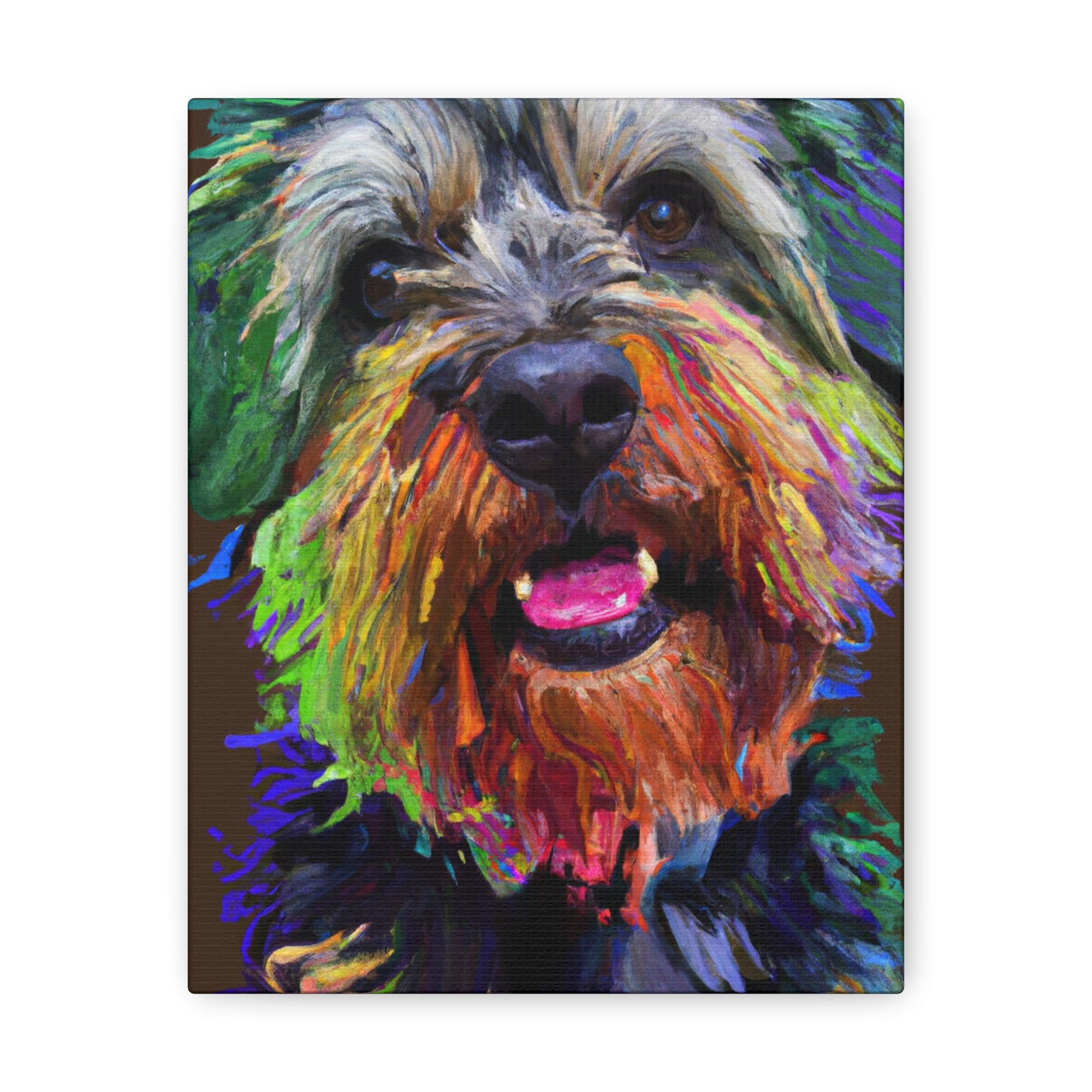 Canine Colorful. - Canvas