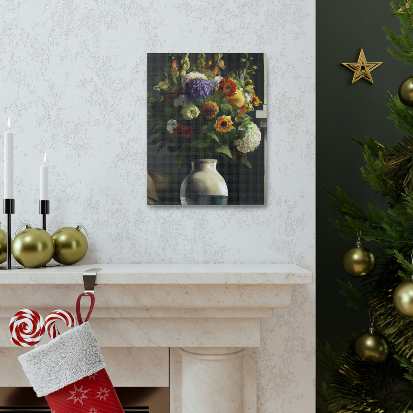 Floral Splendor Dream. - Canvas