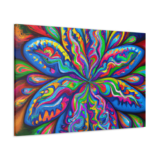 Psychedelic Bloom - Canvas