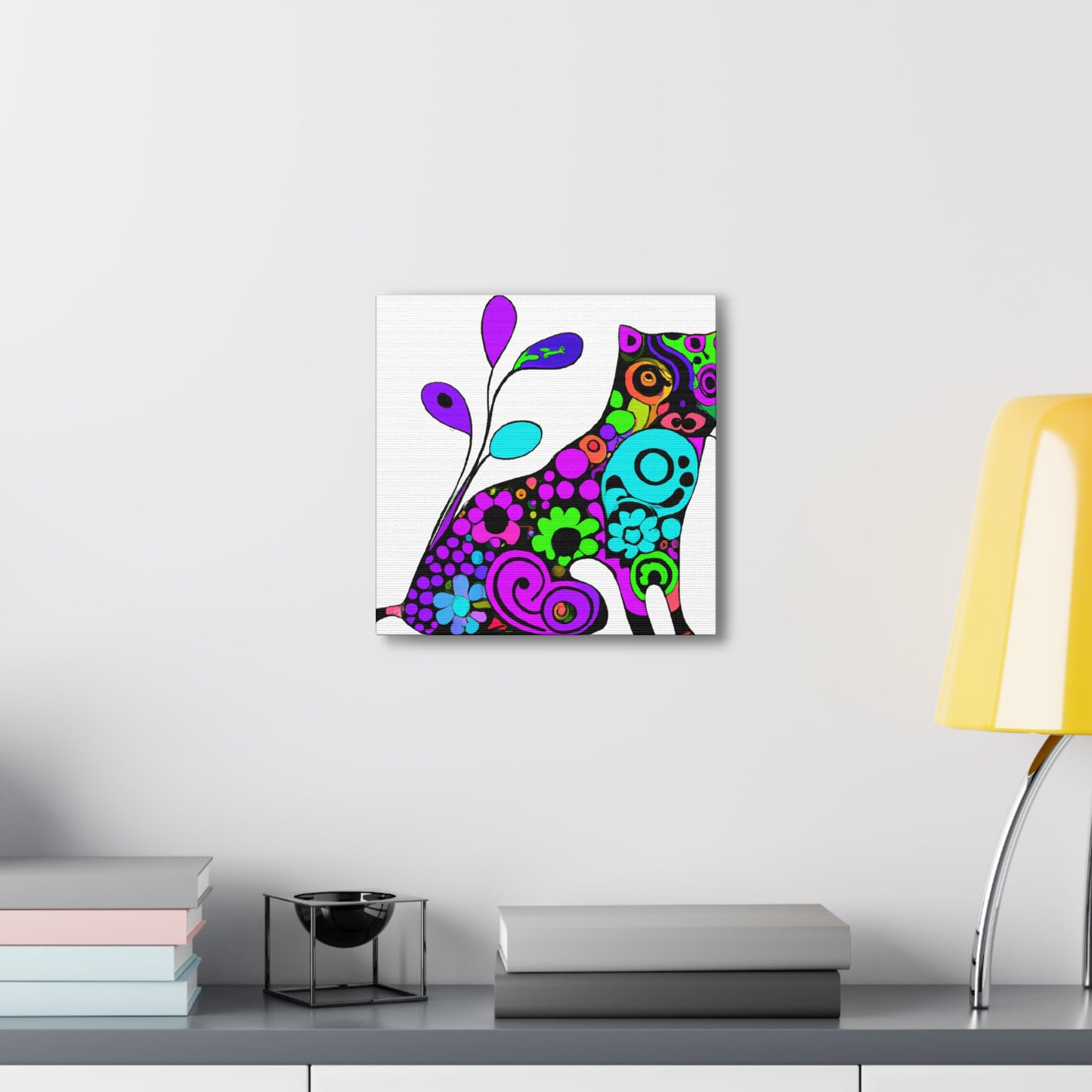 Flora Feline - Canvas