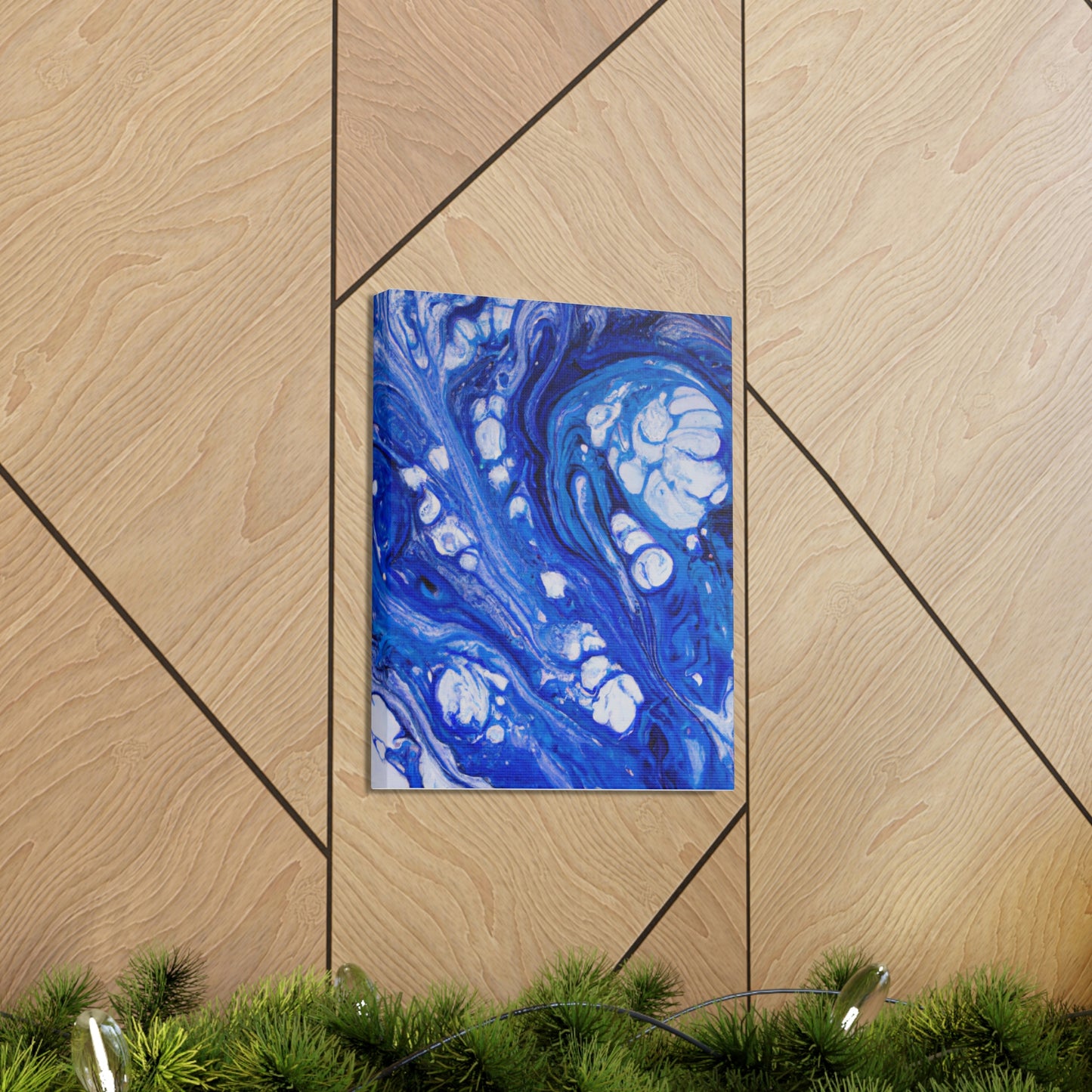 Blue Oasis. - Canvas