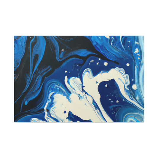 Blue Flux - Canvas